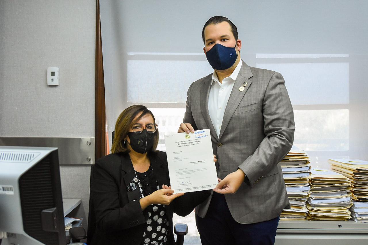 Diputado Orlando Jorge Villegas deposita proyecto de ley que regula el Teletrabajo en la República Dominicana