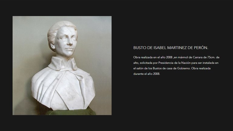 El pedido a Alberto Fernández para que se incorpore el busto de Isabel Perón al hall de los ex presidentes en la Casa Rosada