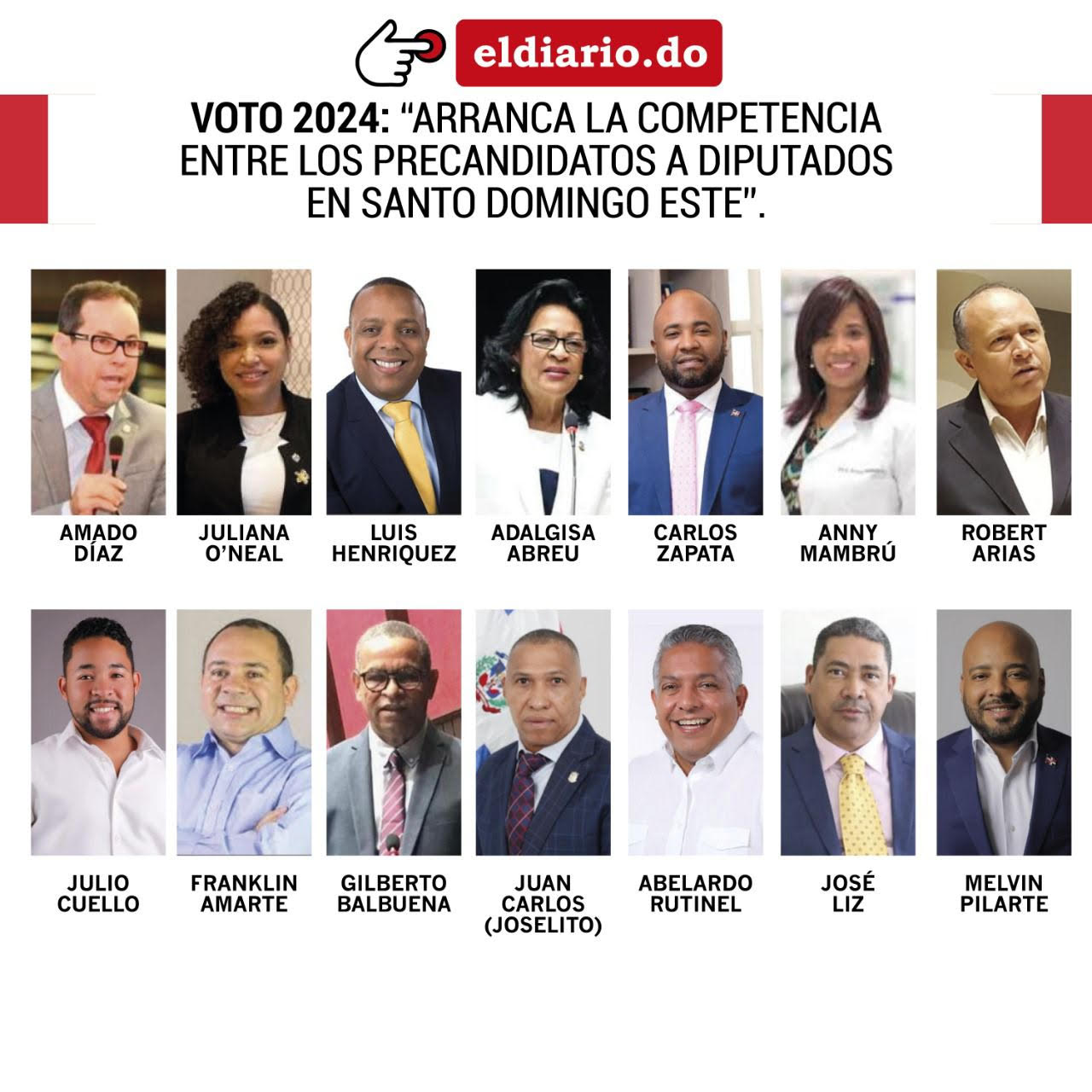 Elección de diputados de Santo Domingo Este: quiénes son los candidatos en la Circunscripción No. 1
