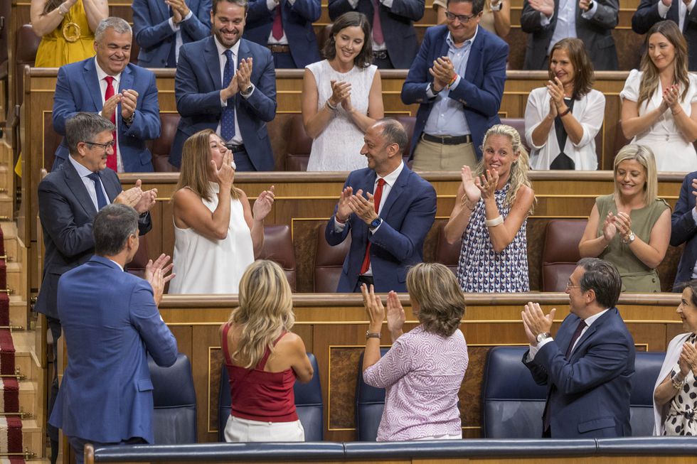 La constitución de las Cortes Generales y de la Mesa del Congreso de España, en imágenes