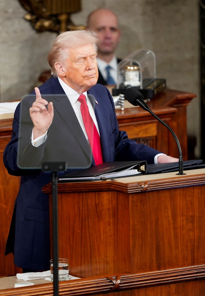 Discurso del Estado de la Unión: Trump describió un EE.UU. “dorado”, pero los estadounidenses no lo perciben